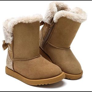 tombik toddler girls warm winter boots size 12